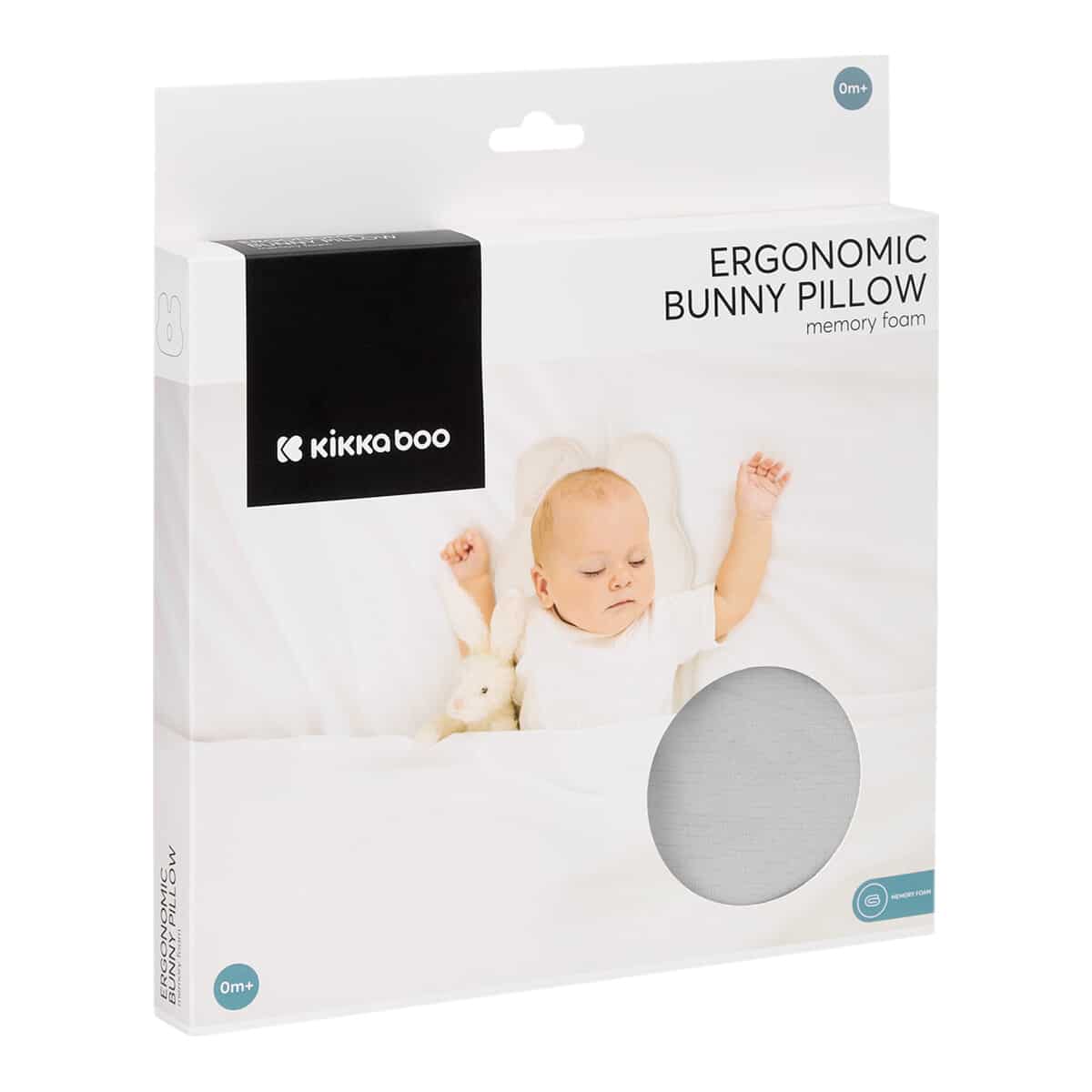 Εργονομικό Μαξιλάρι Με Αφρό Μνήμης Kikka Boo Bunny Airknit Grey - Image 2