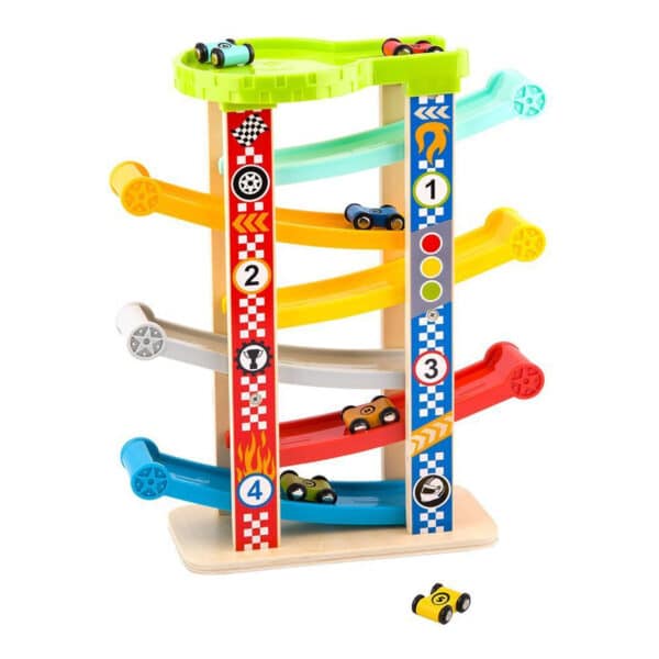 Ξύλινη Πίστα με Αυτοκινητάκια Tooky Toy TY841