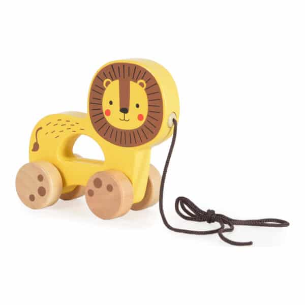 Ξύλινο συρόμενο παιχνίδι Λιονταράκι Tooky Toy TJ008