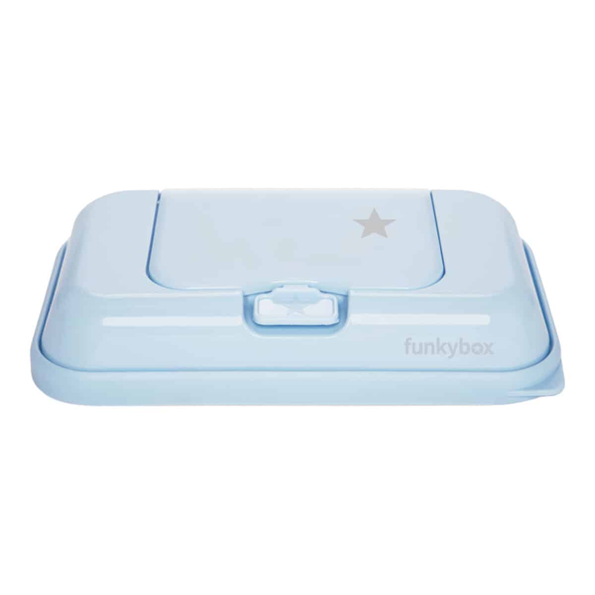 Θήκες για μωρομάντηλα Funkybox To Go Pale Blue Little Star