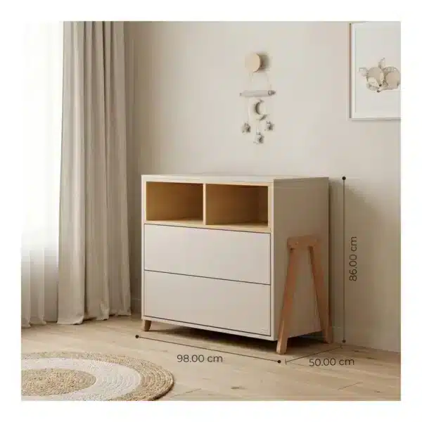 Βρεφική Συρταριέρα Casababy Palmer Beige - Image 2