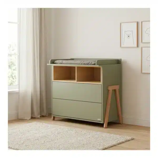 Βρεφική Συρταριέρα Casababy Palmer Olive - Image 6