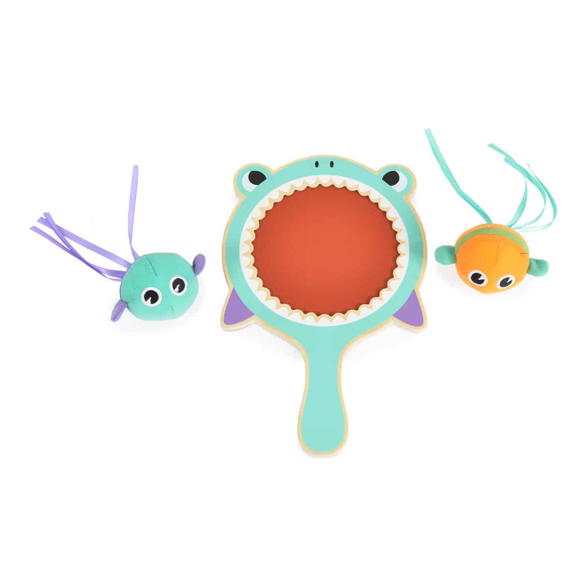 Ξύλινη Ρακέτα Σκρατς Καρχαρίας Tooky Toy TF981 - Image 2