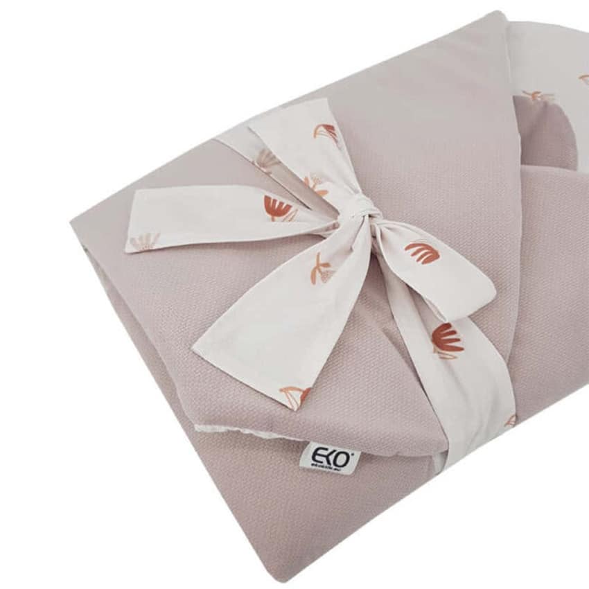 Κουβέρτα Αγκαλιάς 75×75εκ Ekokids Beige Meadow