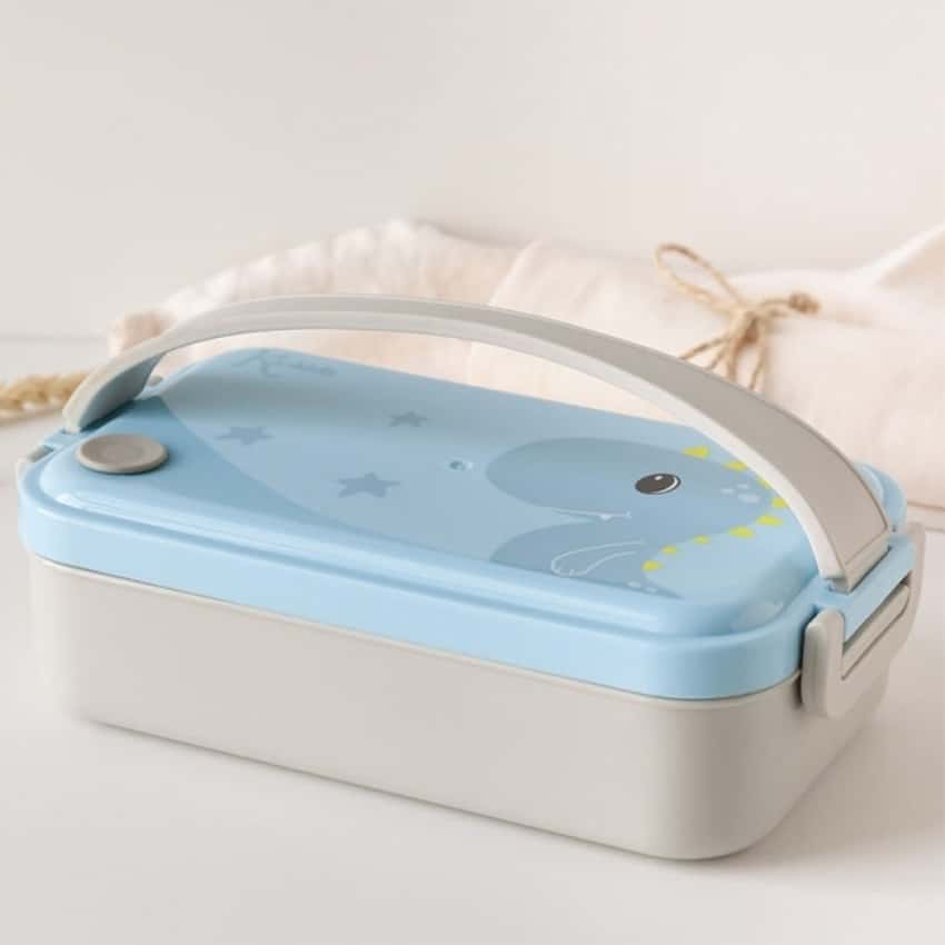 Ταπεράκι Φαγητού 550ml με Inox Kiokids Little Dinosaur