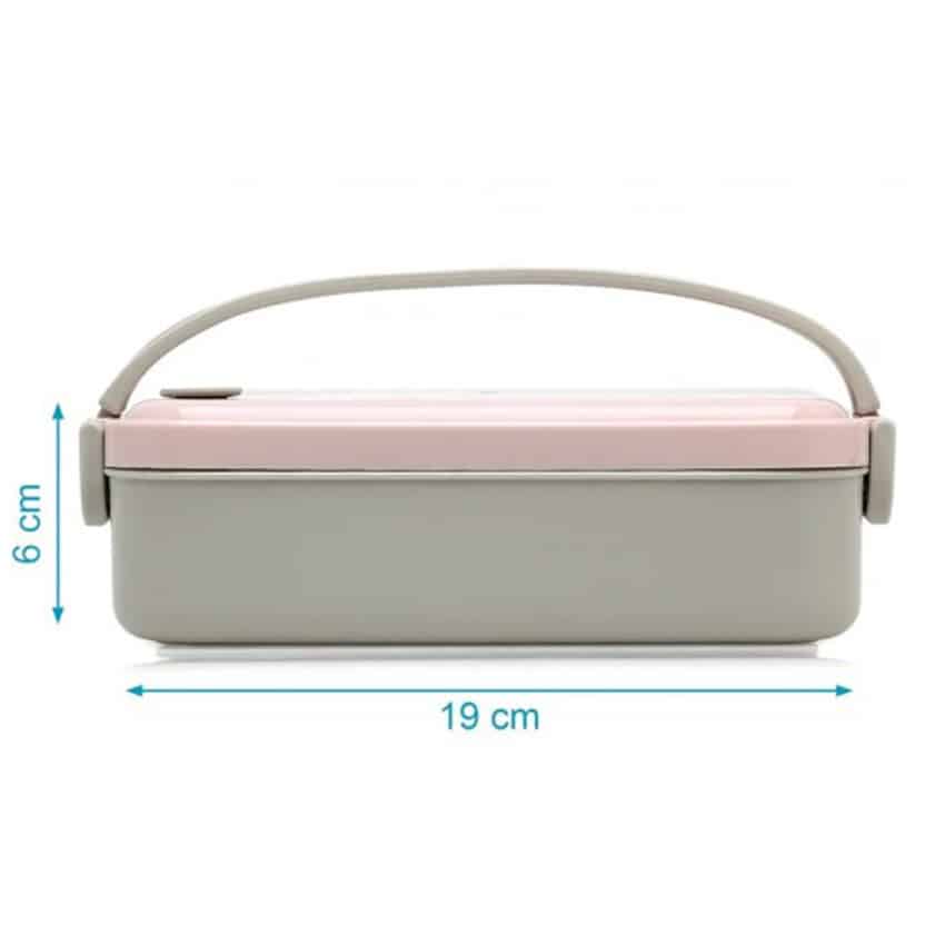 Ταπεράκι Φαγητού 550ml με Inox Kiokids Lovely Bunny