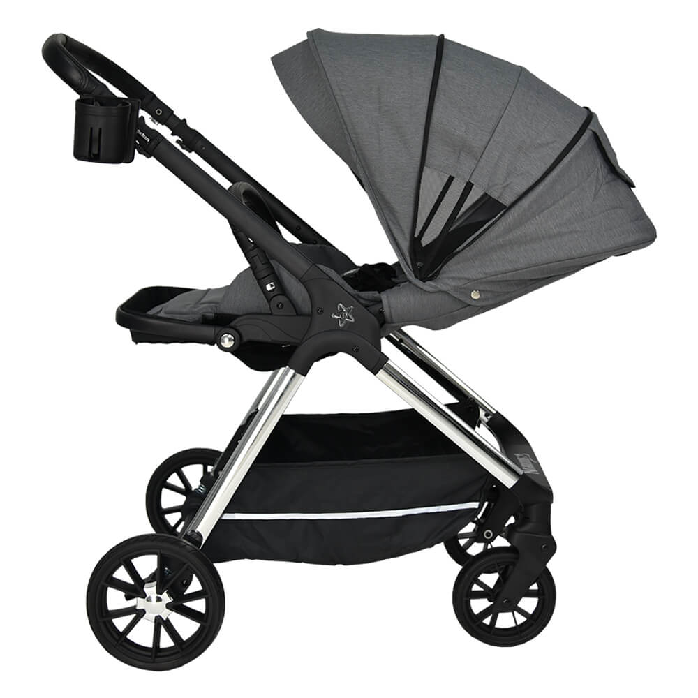 Πολυκαρότσι Bebe Stars Nammas 3σε1 Grey - Image 5