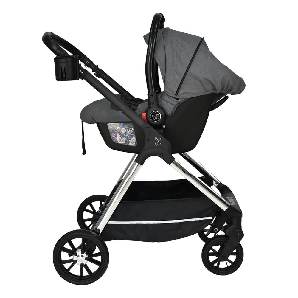 Πολυκαρότσι Bebe Stars Nammas 3σε1 Grey - Image 7