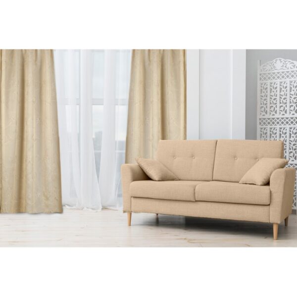 Κουρτίνα Ζακάρ (1Φύλλο) 145x270εκ Omega Home Des.204