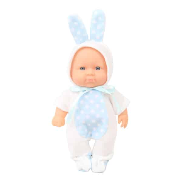 Κούκλα μωράκι 20εκ MONI Toys Bunny White 6126 - Image 3