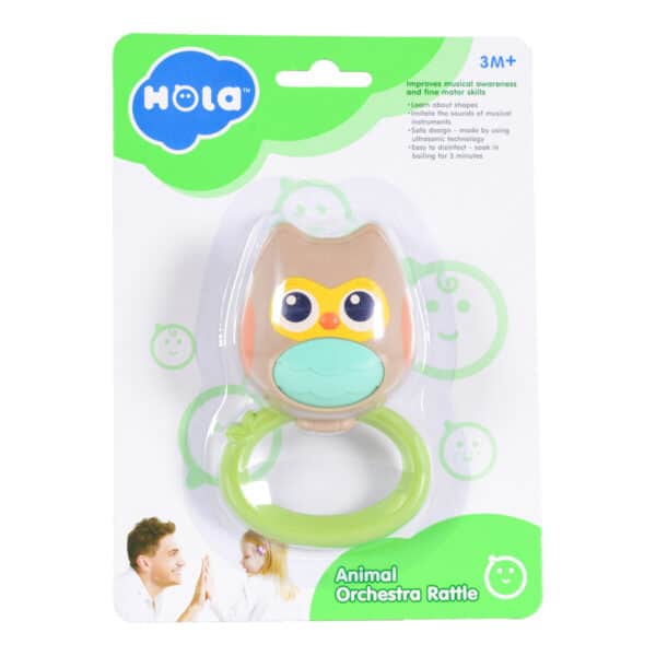 Alternative view of Κουδουνίστρα Hola Owl Maraca E318B-4