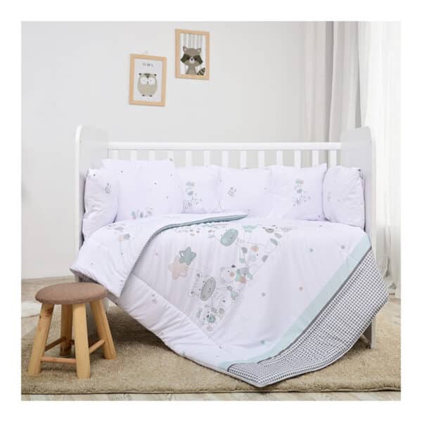 Σετ προίκας μωρού 4τμχ για κούνια 60x120εκ Lorelli Lily Giraffe