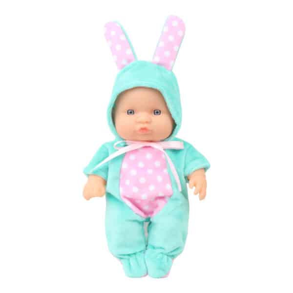 Κούκλα μωράκι 20εκ MONI Toys Bunny Green 6128 - Image 3