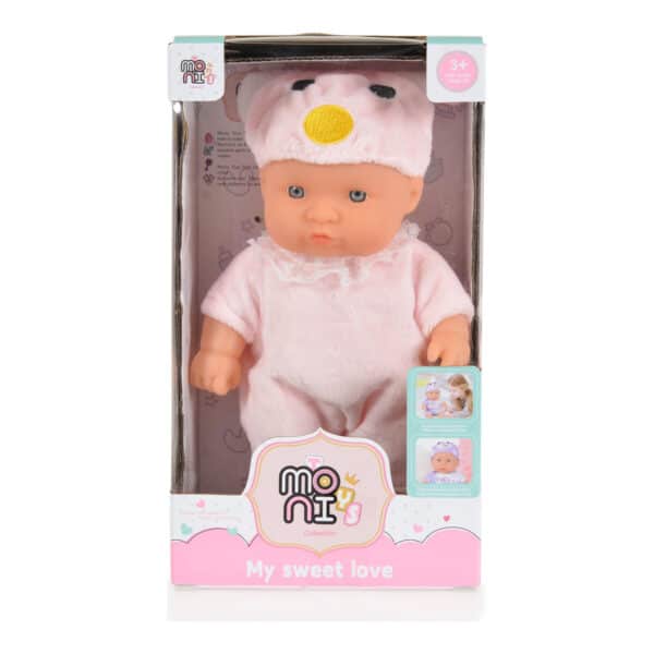 Κούκλα μωράκι 20εκ MONI Toys Mouse pink 6122