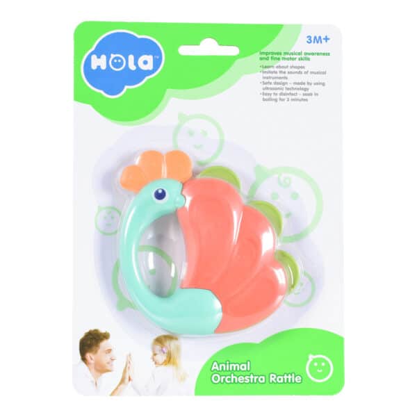 Κουδουνίστρα Hola Peacock Rattle E318B-1 - Image 2