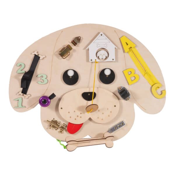 Ξύλινος Εκπαιδευτικός Πίνακας Moni Toys Montessori Dog