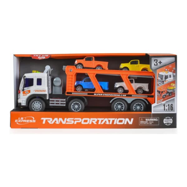 Παιχνίδι Φορτηγό Μεταφορέας Αυτοκινήτου MONI Toys 1:16 WY572A - Image 2