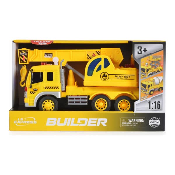Παιχνίδι Φορτηγό Με Γερανό Και Kαμπίνα MONI Toys 1:16 WY310E - Image 2
