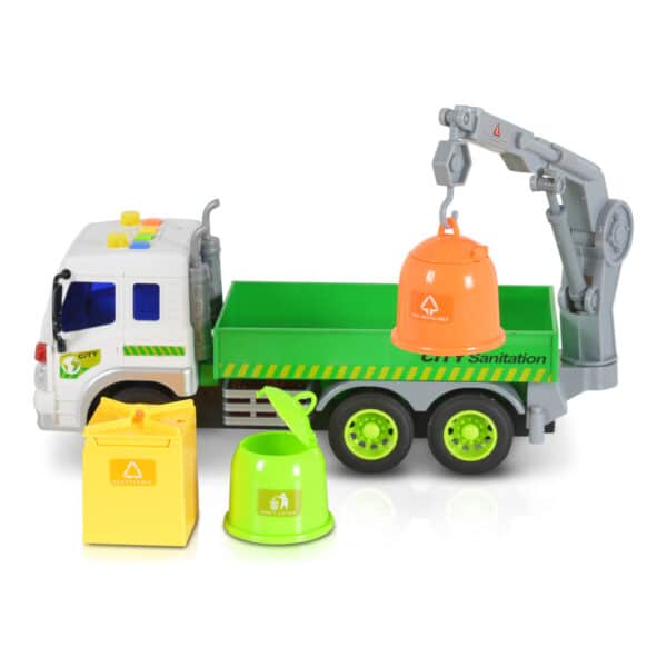 Παιχνίδι Φορτηγό Με Κάδους Και Γερανός MONI Toys 1:16 WY320C - Image 3