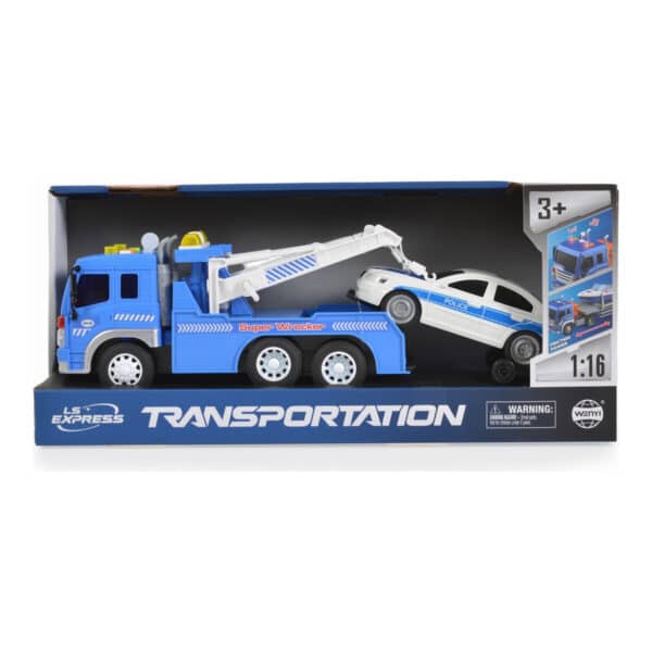 Παιχνίδι Φορτηγό Μεταφοράς με Αυτοκίνητο MONI Toys 1:16 WY570E - Image 3