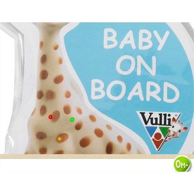Σόφι Kαμηλοπάρδαλη Baby on Board σήμα με Φωτάκια