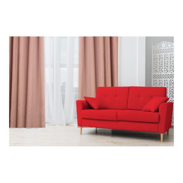 Κουρτίνα Ζακάρ (1φύλλο) 145x270εκ Omega Home Des.201 - Image 2
