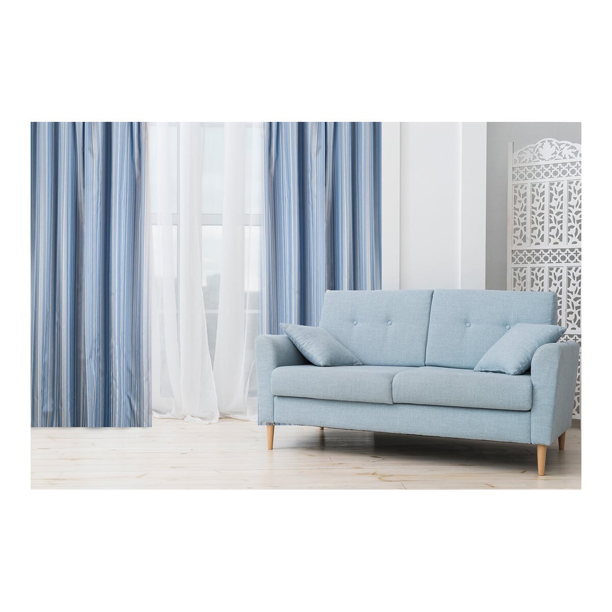 Κουρτίνα Ζακάρ (1Φύλλο) 145x270εκ Omega Home Des.205 - Image 5
