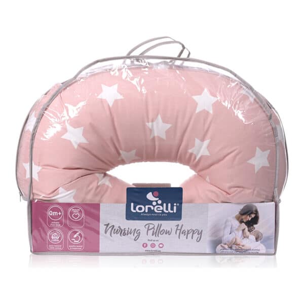Alternative view of Μαξιλάρι Θηλασμού Διπλής Όψης Lorelli Happy Stars Pale Blush