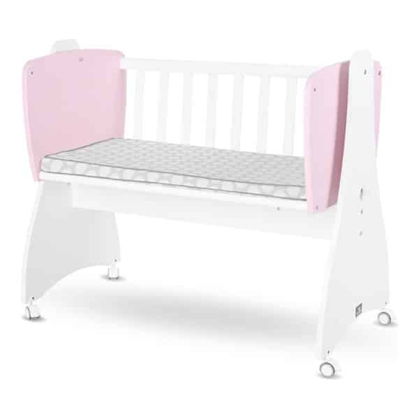 Alternative view of Βρεφικό Ξύλινο λίκνο Lorelli First Dreams White/Orchid Pink 2024