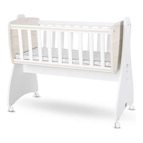 Βρεφικό Ξύλινο λίκνο Lorelli First Dreams White/Light Oak 2024