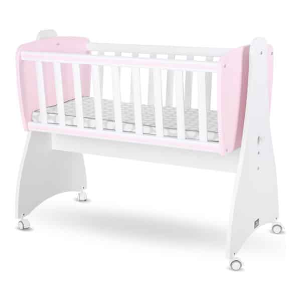 Βρεφικό Ξύλινο λίκνο Lorelli First Dreams White/Orchid Pink 2024