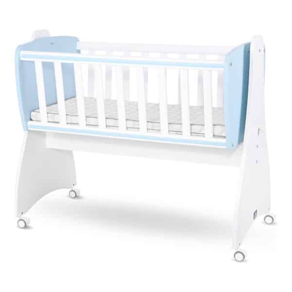 Βρεφικό Ξύλινο λίκνο Lorelli First Dreams White/Baby Blue 2024