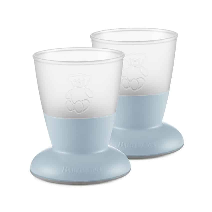 Ποτηράκια Σετ 2τμχ 100ml BabyBjorn Powder Blue