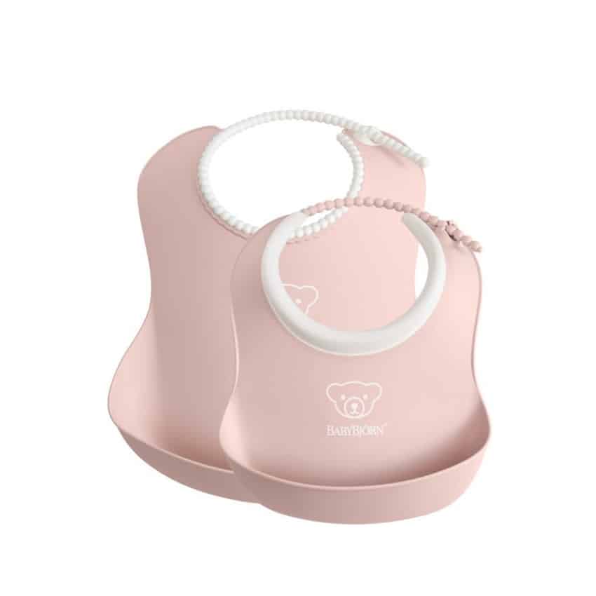 Μαλακές Σαλιάρες 2τμχ BabyBjorn Powder Pink