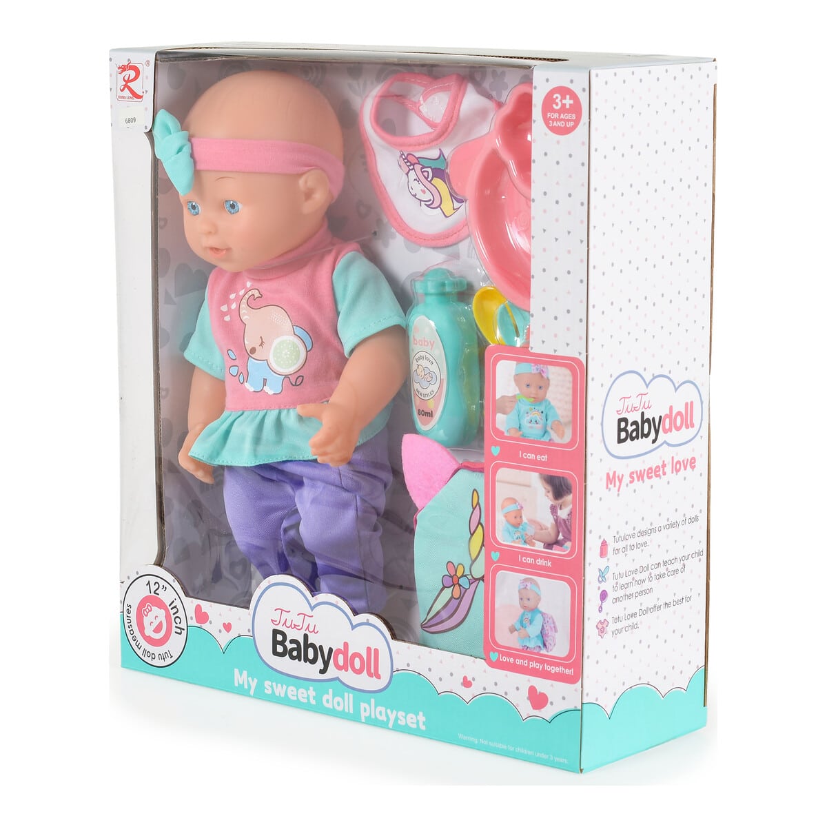 Κούκλα 31εκ με Αξεσουάρ&Σακίδιο Πλάτης Moni Toys Unicorn 6809 - Image 2