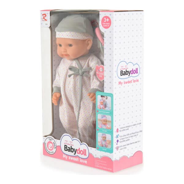 Κούκλα 36εκ με Αξεσουάρ Moni Toys Grey 6286 - Image 2