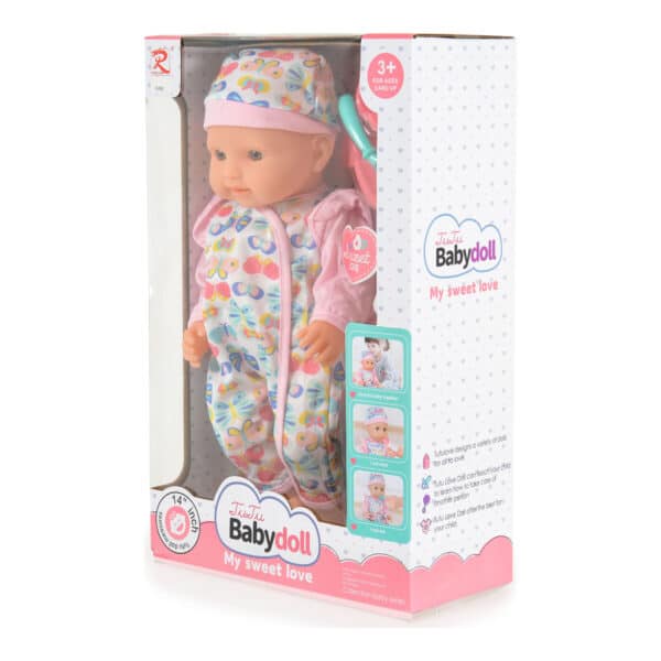 Κούκλα 36εκ με Αξεσουάρ Moni Toys Pink 6283 - Image 2