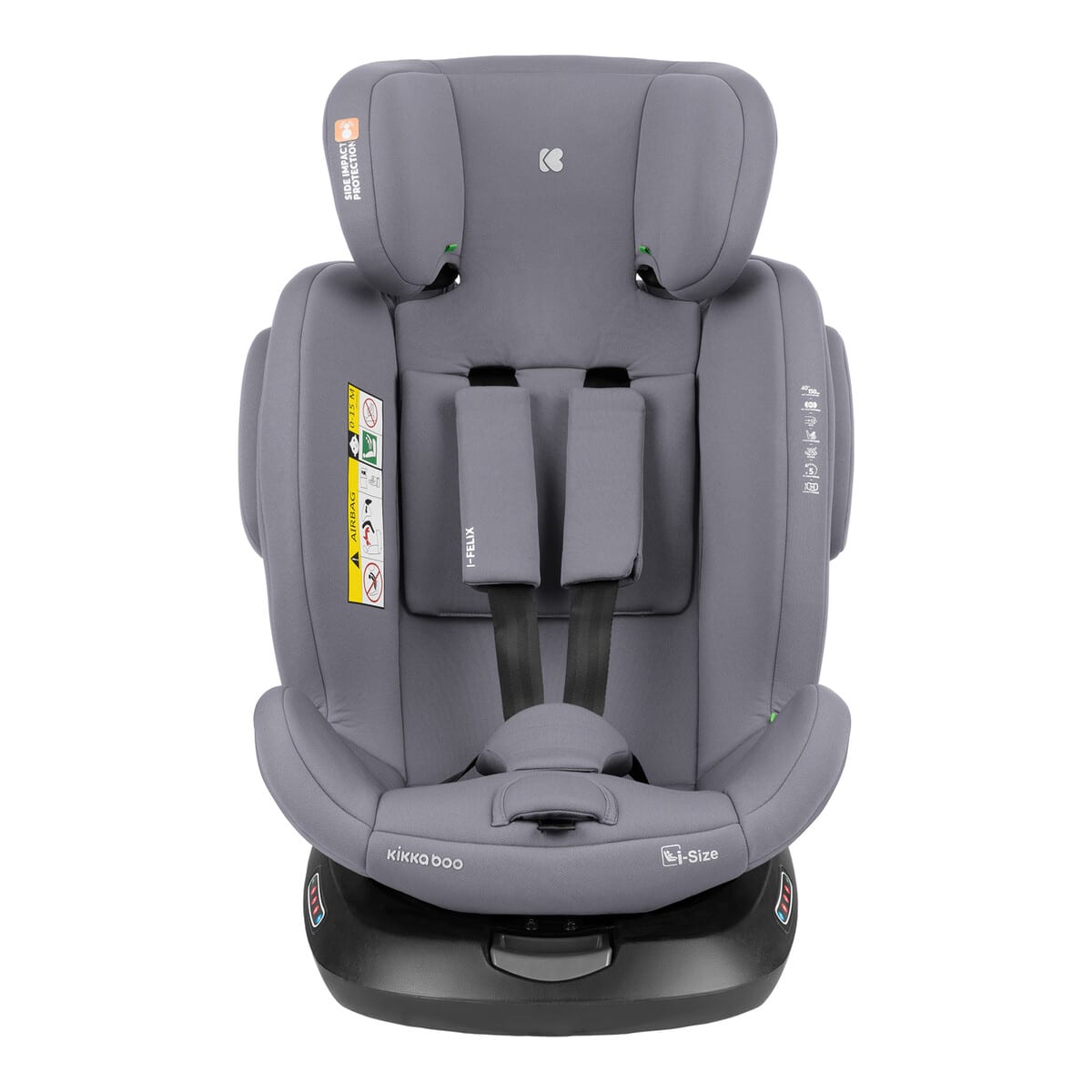 Κάθισμα Αυτοκινήτου 40-150εκ Kikka Boo i-Felix i-Size Light Grey - Image 4