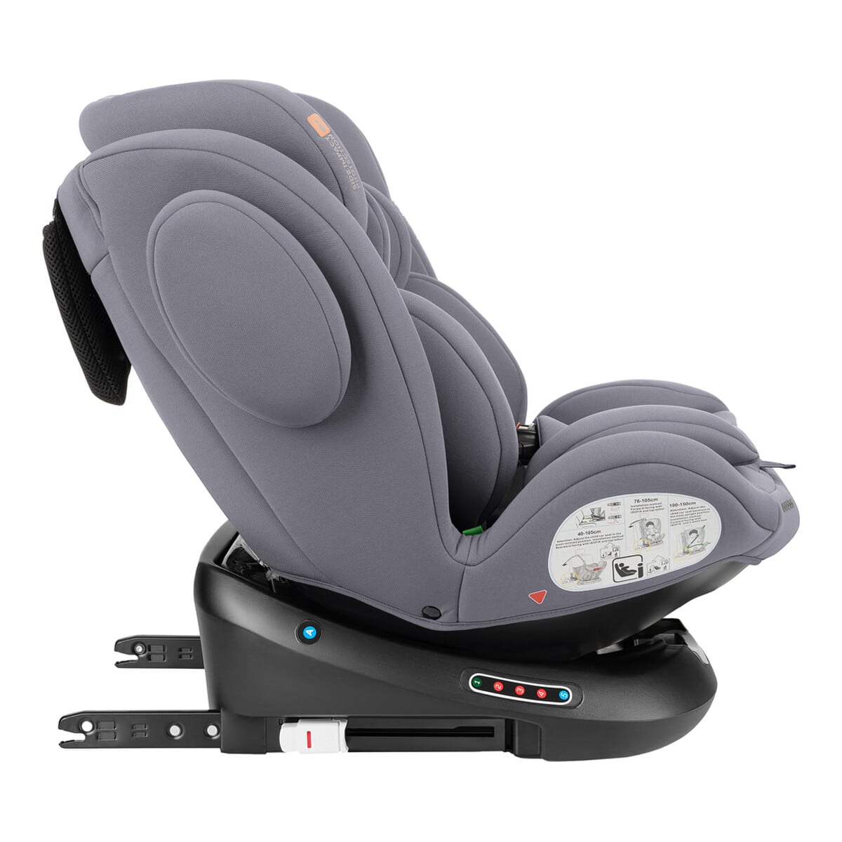 Κάθισμα Αυτοκινήτου 40-150εκ Kikka Boo i-Felix i-Size Light Grey - Image 7