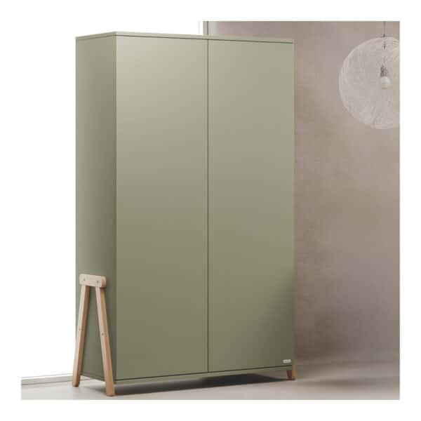 Βρεφική Δίφυλλη Ντουλάπα Casababy Palmer Olive