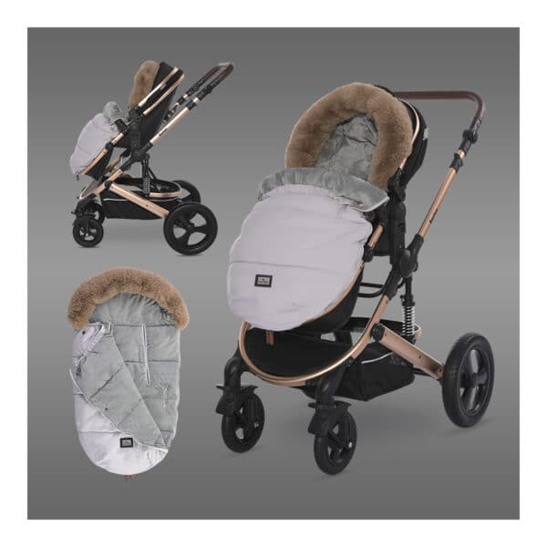 Αδιάβροχος Ποδόσακος Καροτσιού Lorelli Thermo Luxe Grey - Image 2