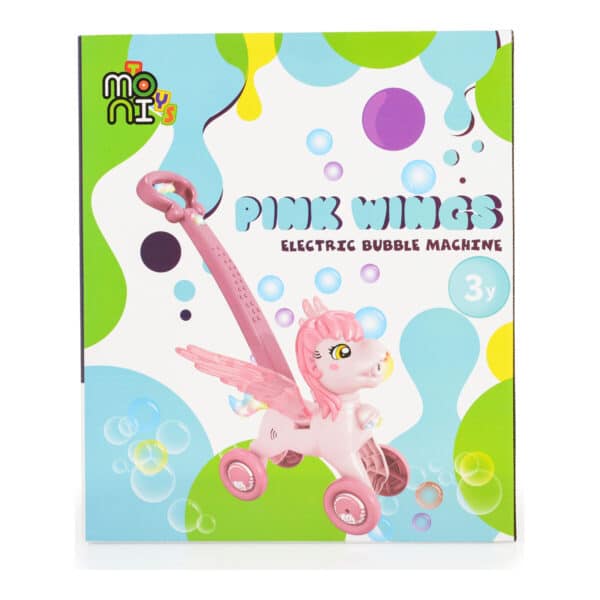 Πόνυ με Μηχανισμό για Φούσκες MONI Toys Pink Wings BV089 - Image 2