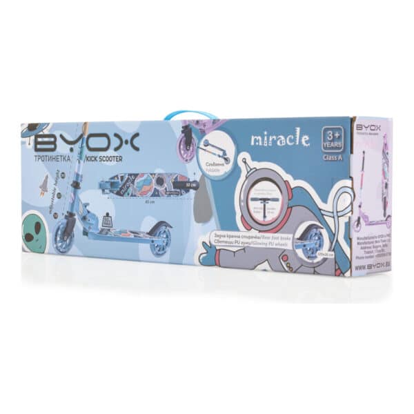 Alternative view of Αναδιπλούμενο Πατίνι Scooter BYOX Miracle Blue