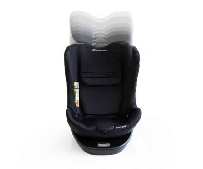 Κάθισμα Αυτοκινήτου 40-150cm Bebe Confort i-Next i-Size 360° Black