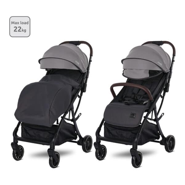 Καρότσι Βόλτας με Ποδόσακο Autofolding Lorelli Minori Grey Jasper