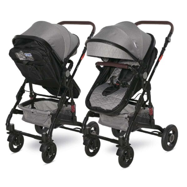 Μετατρεπόμενο Καρότσι 2 σε 1 Lorelli Alba Premium Opaline Grey - Image 6