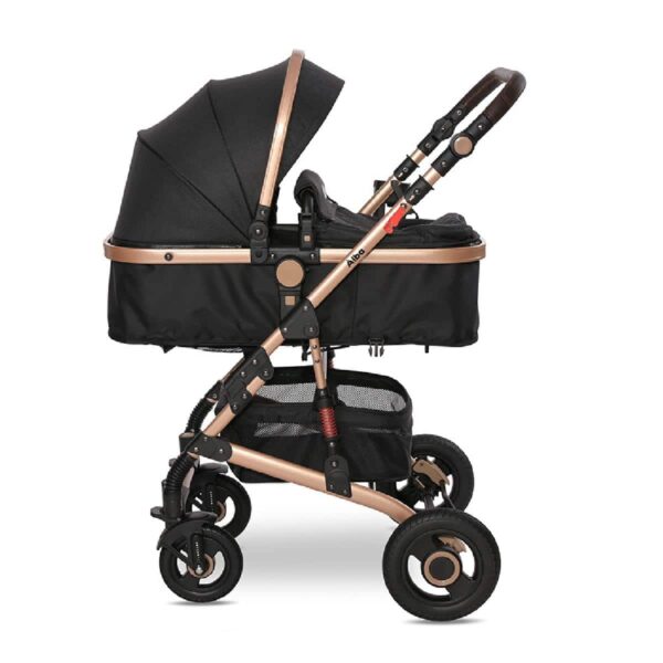 Μετατρεπόμενο Καρότσι 2 σε 1 Lorelli Alba Premium Black - Image 2