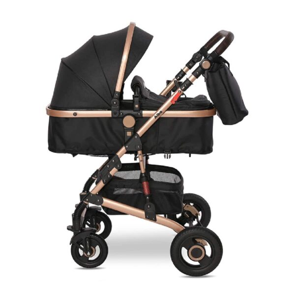Μετατρεπόμενο Καρότσι 2 σε 1 Lorelli Alba Premium Black - Image 3