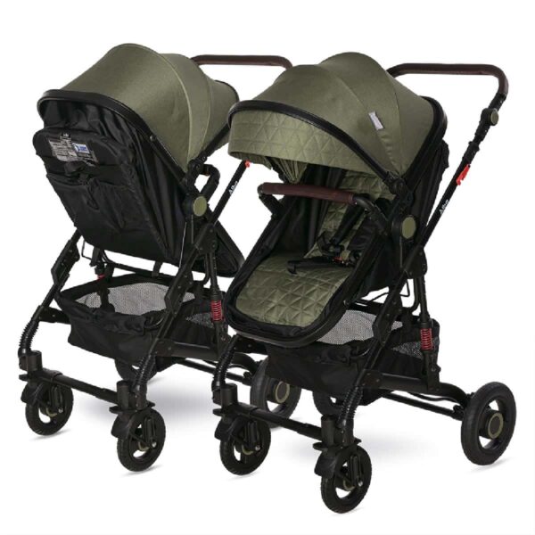 Μετατρεπόμενο Καρότσι 2 σε 1 Lorelli Alba Premium Loden Green - Image 6
