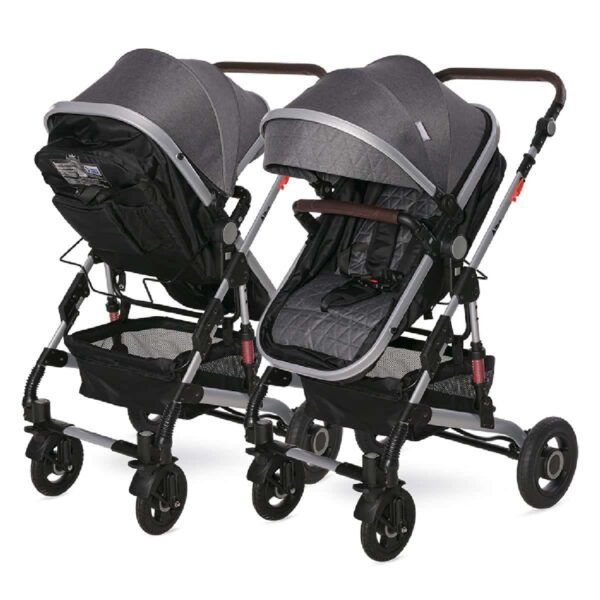 Μετατρεπόμενο Καρότσι 2 σε 1 Lorelli Alba Premium Steel Grey - Image 6